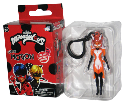 Miraculous Ladybug In Motion Bullsitoy Rena Rouge 3-Inch Mini Figure Keychain