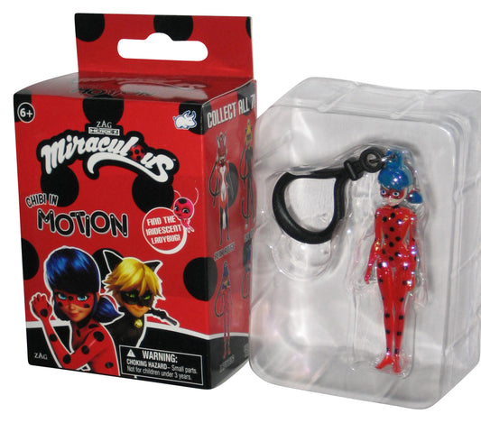 Miraculous Ladybug In Motion Bullsitoy Metallic 3-Inch Mini Figure Keychain