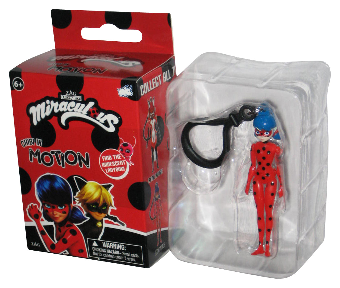 Miraculous Ladybug In Motion Bullsitoy 3-Inch Mini Figure Keychain
