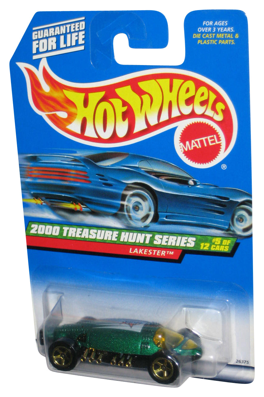 Hot Wheels 2000 Treasure Hunt 5/12 Green Lakester Toy Car #053