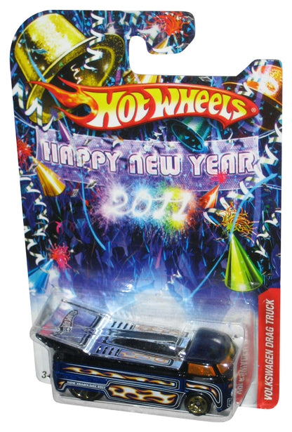 Hot Wheels Happy New Year (2011) Blue Volkswagen Drag Truck Toy