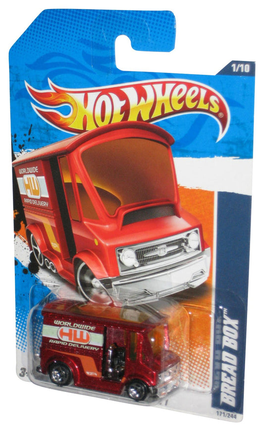 Hot Wheels HW City Works '11 1/10 Red Bread Box Toy Car 171/244