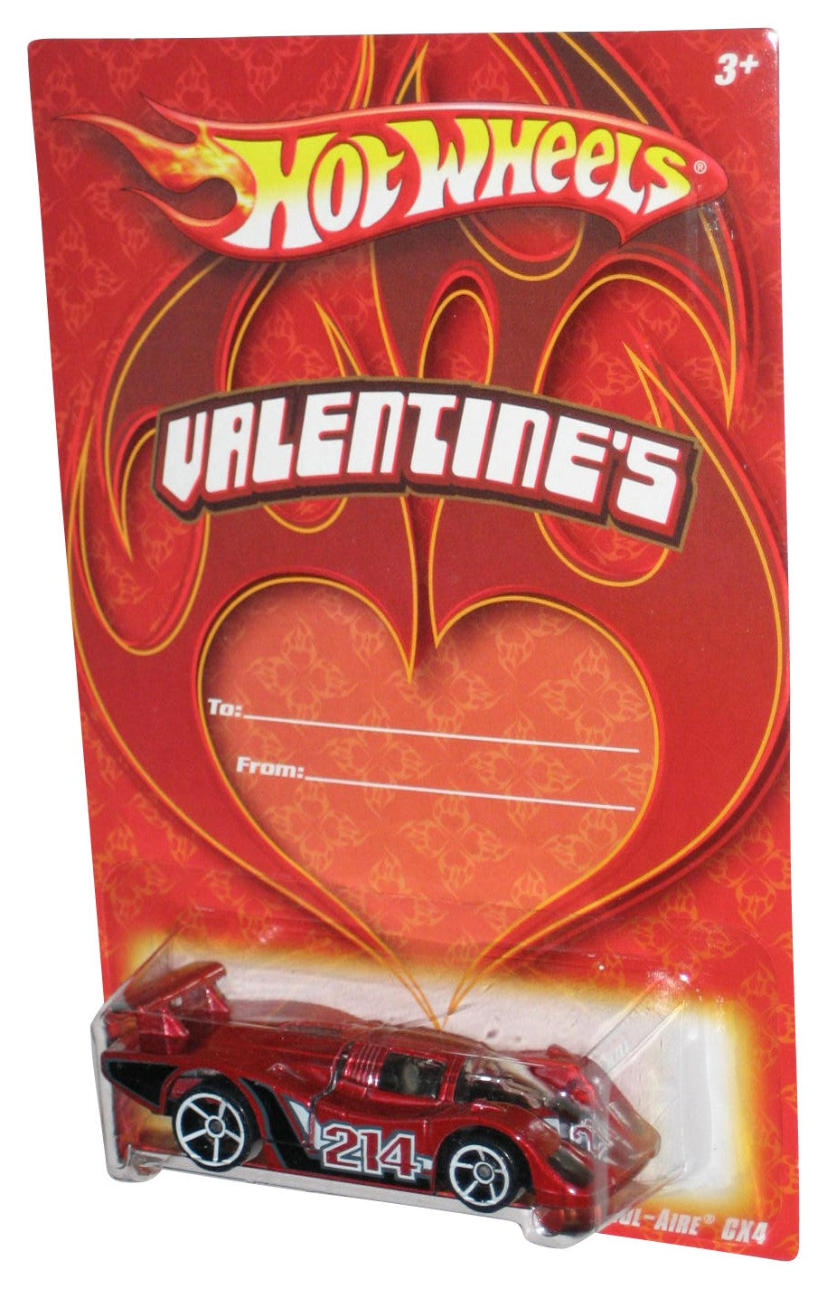 Hot Wheels Valentine's (2008) Mattel Red Sol-Aire CX4 Toy Car