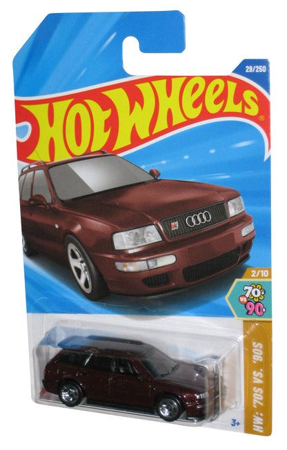 Hot Wheels HW '70s vs '90s 2/10 (2024) Burgendy Red Toy Car 29/250