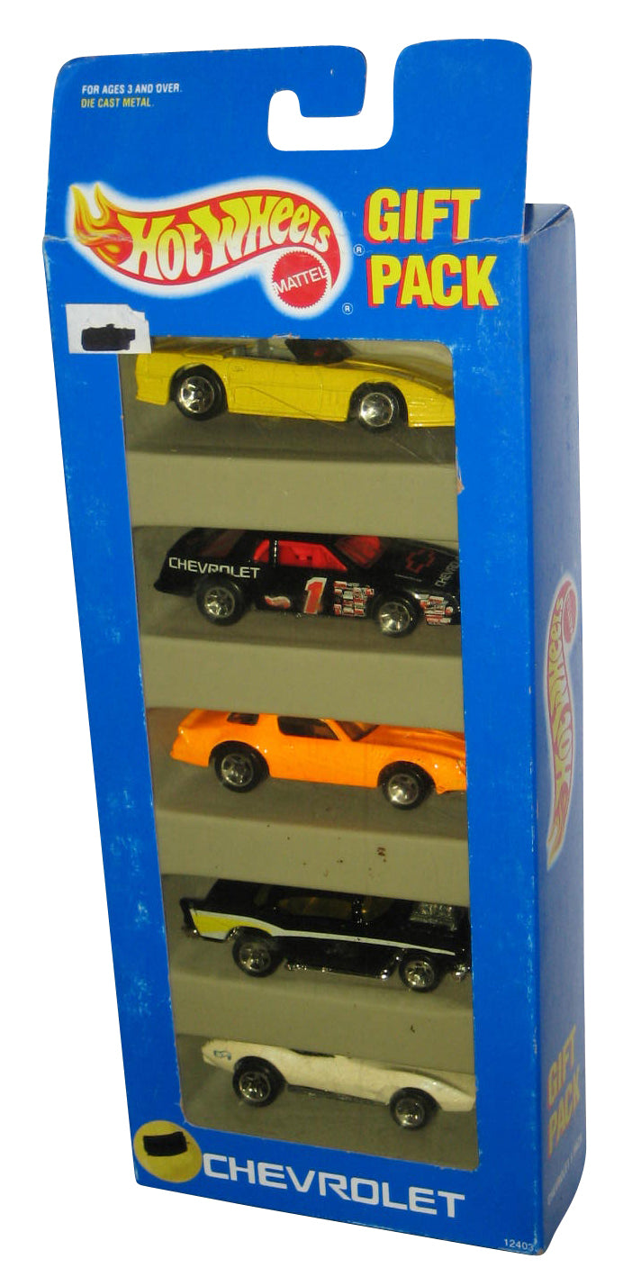Hot Wheels Chevrolet (1993) Mattel Car 5-Pack Gift Box Set