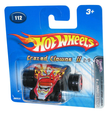 Hot Wheels Crazed Clowns II 2/5 Fatbax Shelby Cobra 427 S/C (2005) Mattel Black Toy Car #112 - (Short Card)