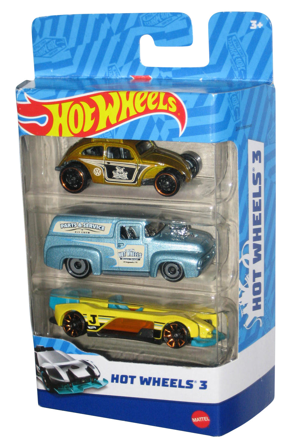 Hot Wheels 3 (2022) Mattel Toy Car Box Set 3-Pack