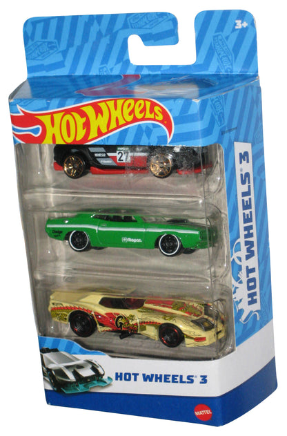 Hot Wheels 3 (2022) Mattel Toy Car Box Set 3-Pack B