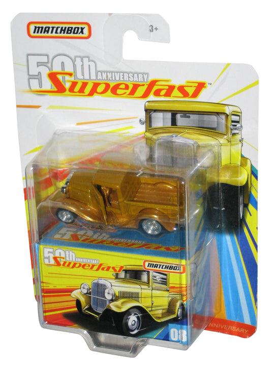 Matchbox 50th Anniversary Superfast (2019) Mattel Gold Toy Car #08