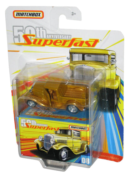 Matchbox 50th Anniversary Superfast (2019) Mattel Gold Toy Car #08