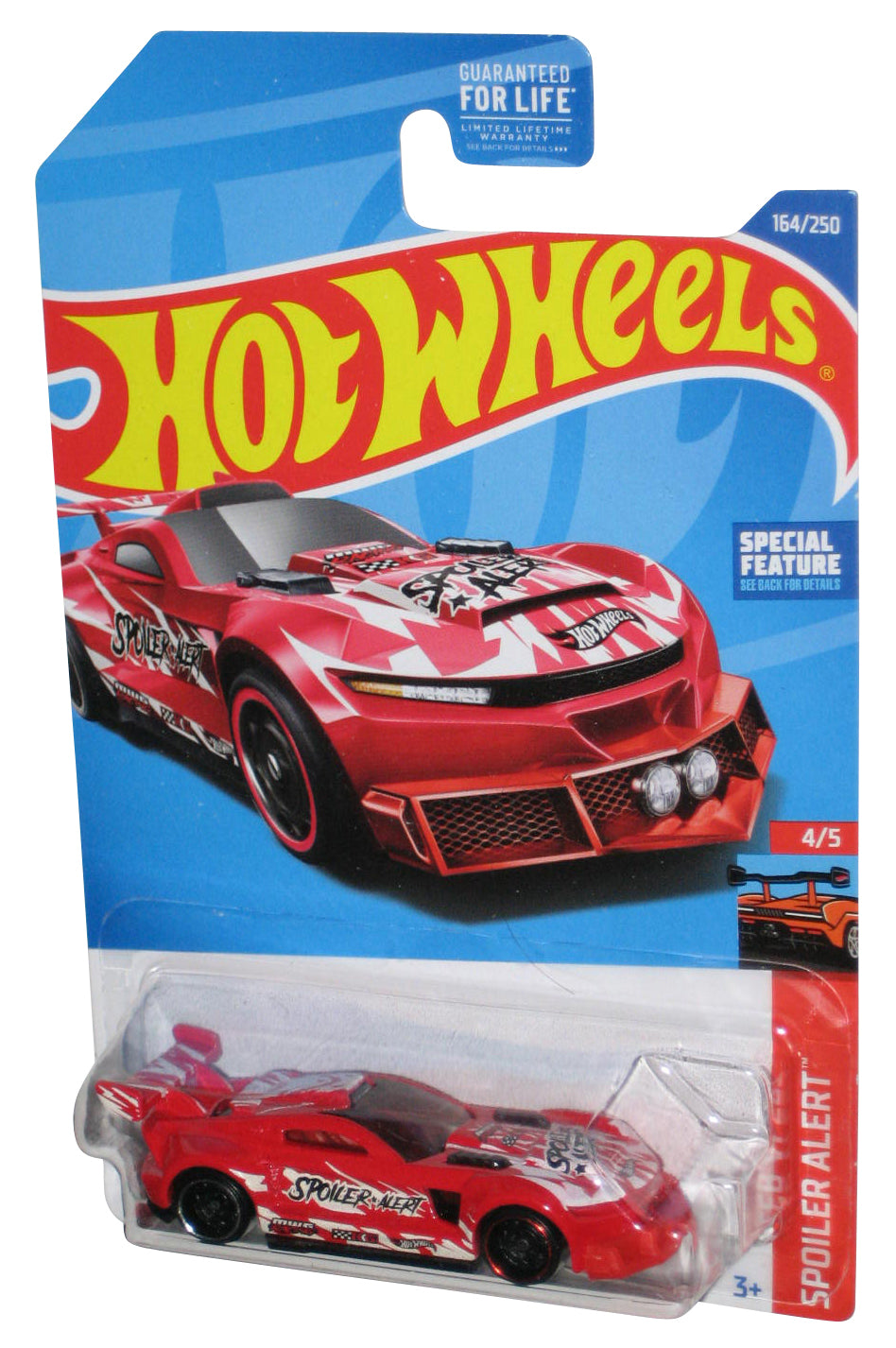 Hot Wheels Spoiler Alert 4/5 (2021) Red Track Ripper Toy Car 164/250