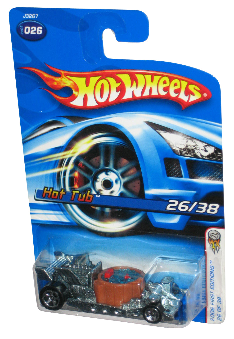 Hot Wheels 2006 First Editions 26/38 Hot Tub Silver Toy Car #026