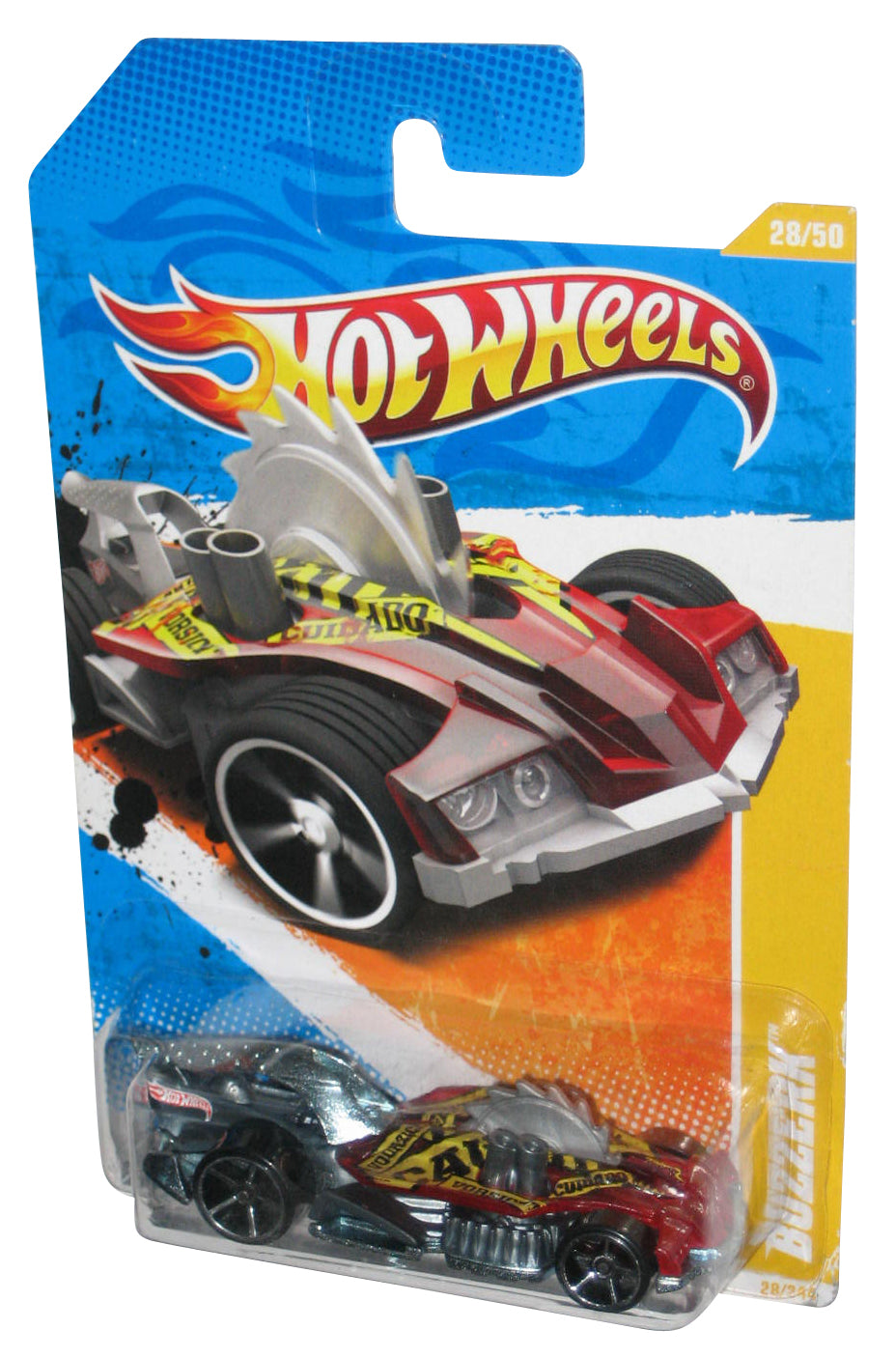 Hot Wheels 2011 New Models 28/50 Red Buzzerk Toy Car 28/244