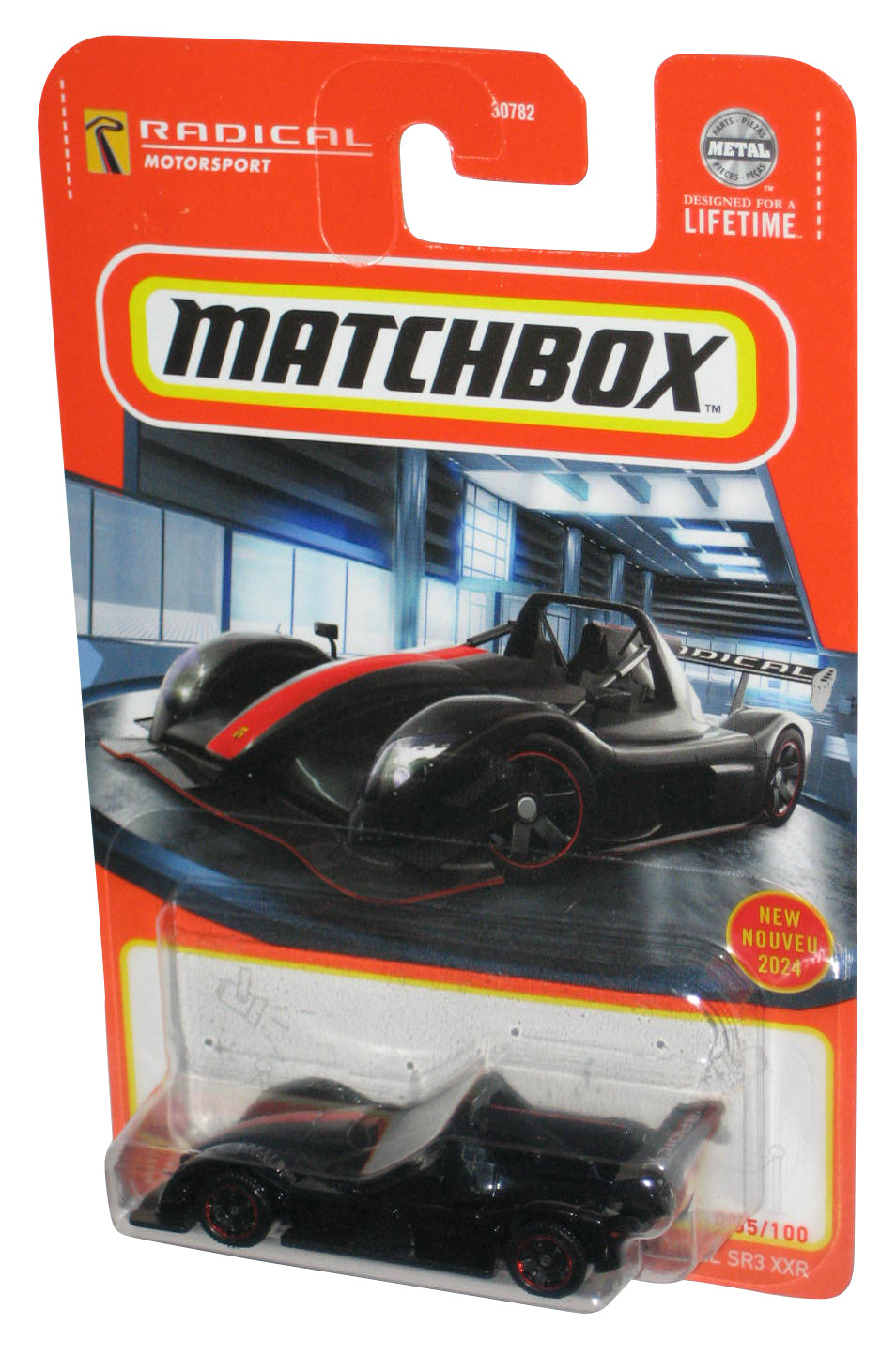 Matchbox Radical SR3 XXR (2024) Black Radical Motorsport Toy Car 55/100