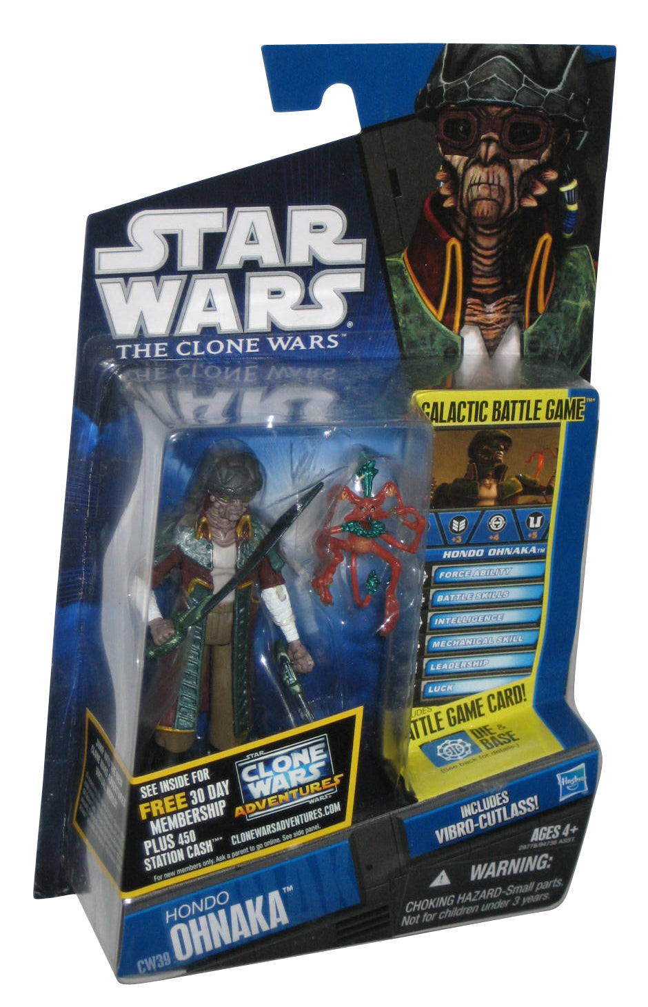 Star Wars The Clone Wars Animated (2010) Hondo Ohnaka Action Figure CW39
