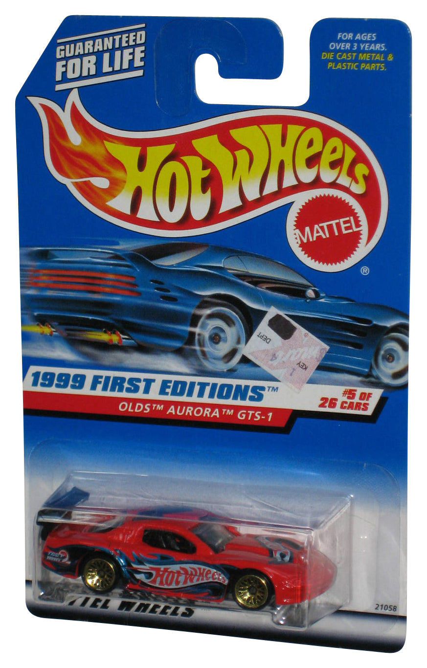 Hot Wheels 1999 First Editions 5/26 Red Olds Aurora GTS-1 Toy Car #911