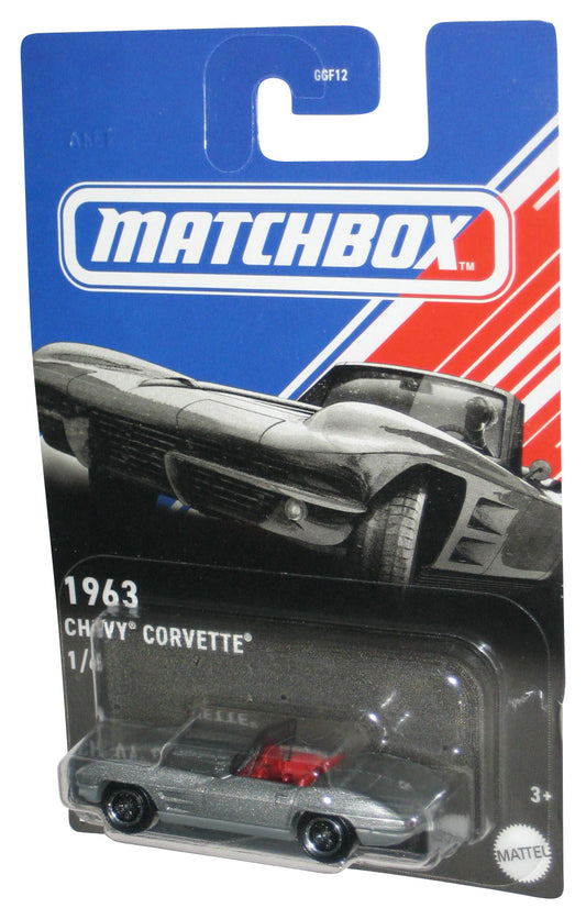 Matchbox 1963 Chevy Corvette (2023) Mattel Silver Toy Car 1/6