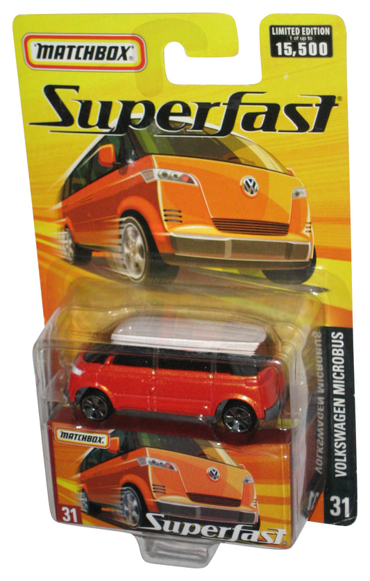Matchbox Superfast (2005) Orange Volkswagen Microbus Toy #31