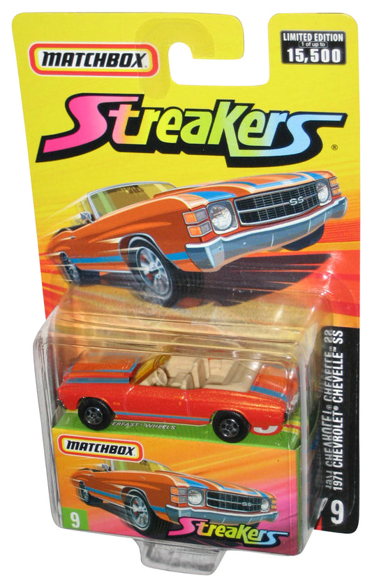 Matchbox Streakers (2006) Orange 1971 Chevrolet Chevelle SS Toy Car #9