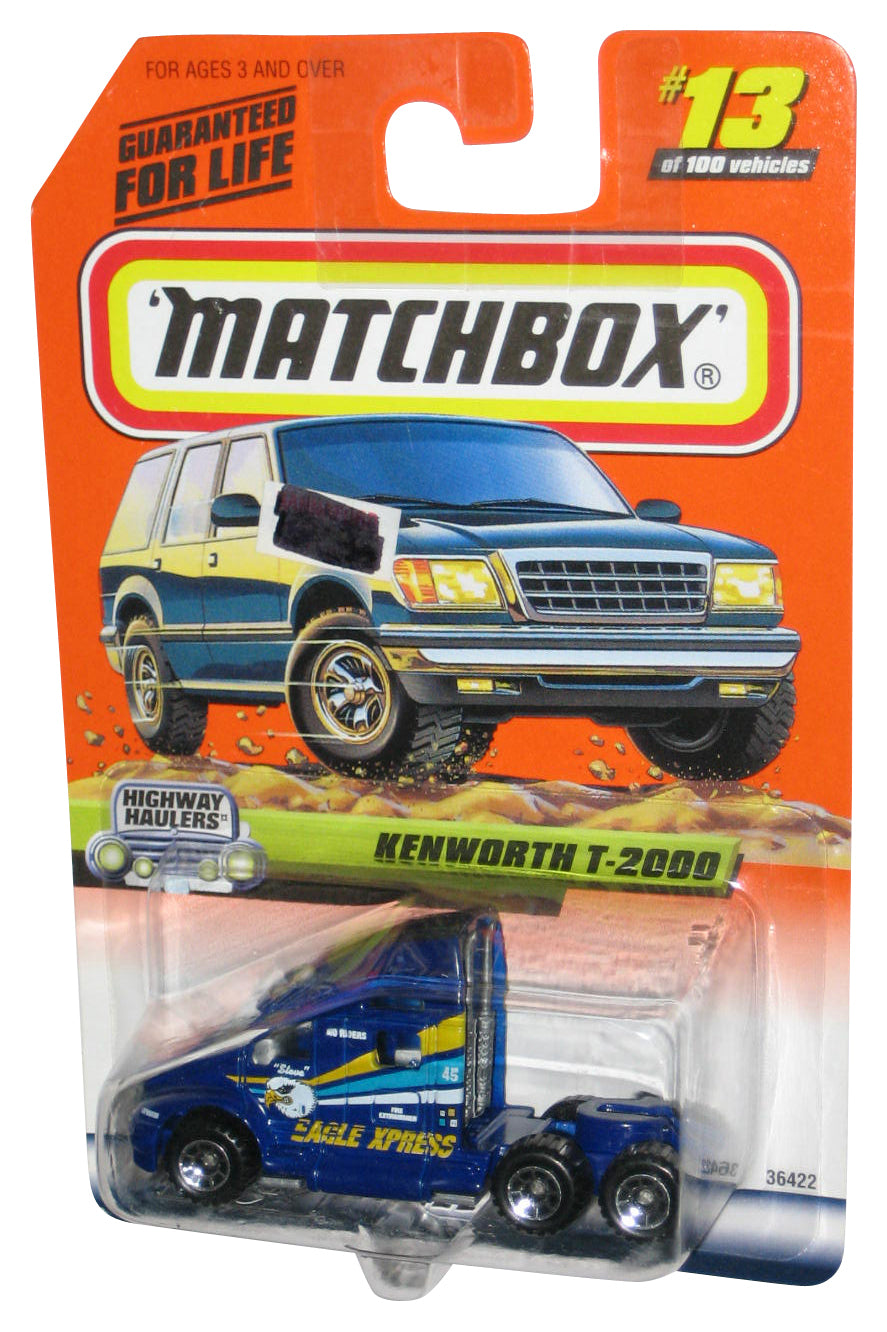 Matchbox Highway Haulers (1998) Kenworth T-2000 Blue Truck #13/100