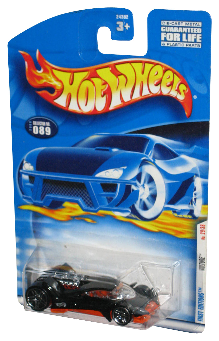 Hot Wheels First Editions 29/36 (2000) Black & Orange Vulture Toy Car #089