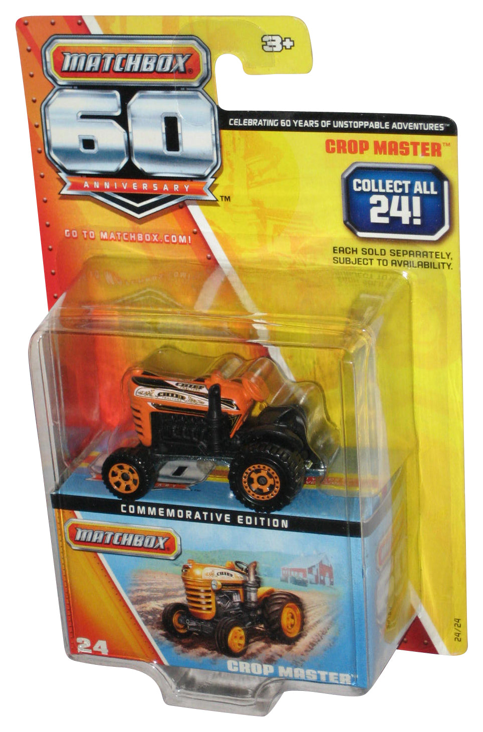 Matchbox 60th Commemorative (2012) Orange Crop Master Toy #24