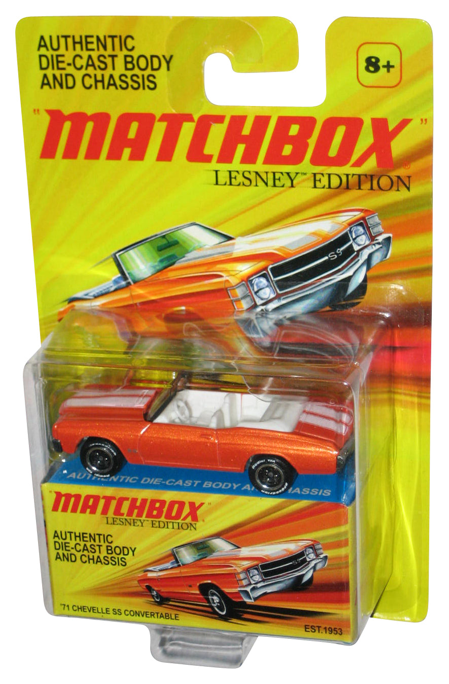 Matchbox Lesney Edition (2010) Orange '71 Chevelle SS Convertible Car Toy