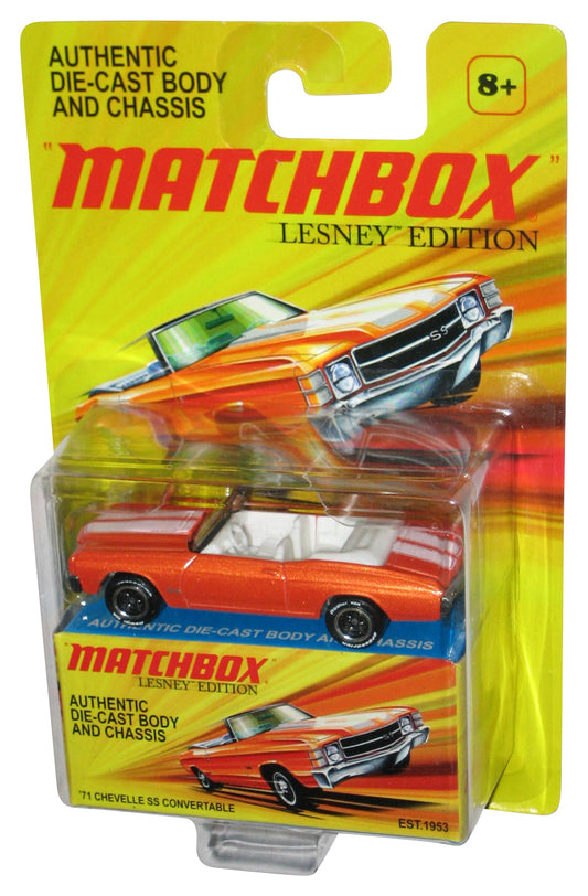 Matchbox Lesney Edition (2010) Orange '71 Chevelle SS Convertible Car Toy