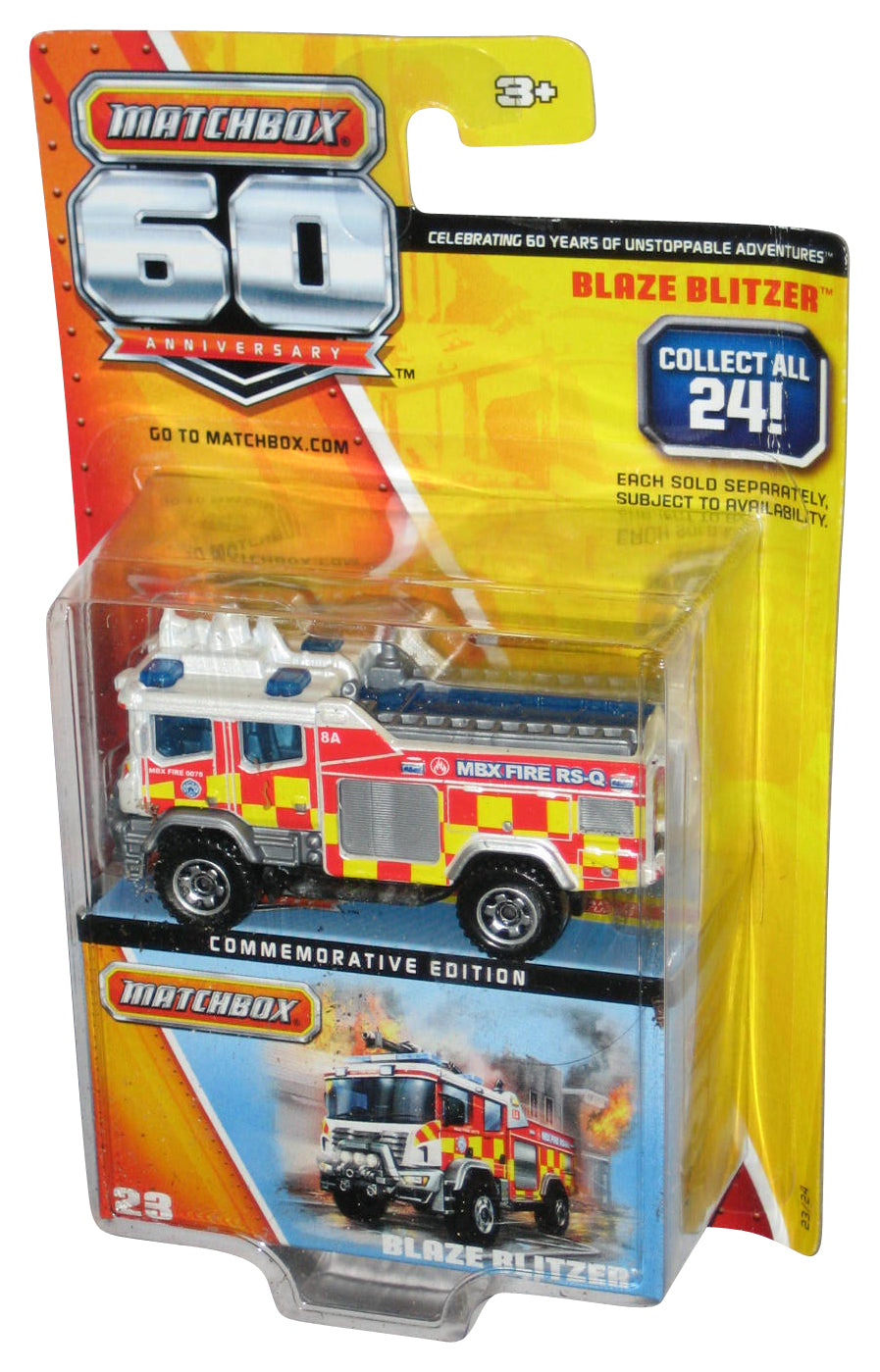Matchbox 60th Commemorative (2012) Blaze Blitzer Toy Truck #23