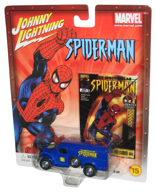 Johnny Lightning Marvel Spider-Man (2002) Blue WWII Ambulance Toy #15