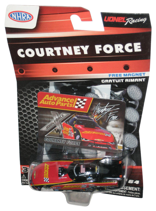 NHRA Lionel Racing Courtney Force (2018) Advance Auto Parts Toy Car w/ Magnet