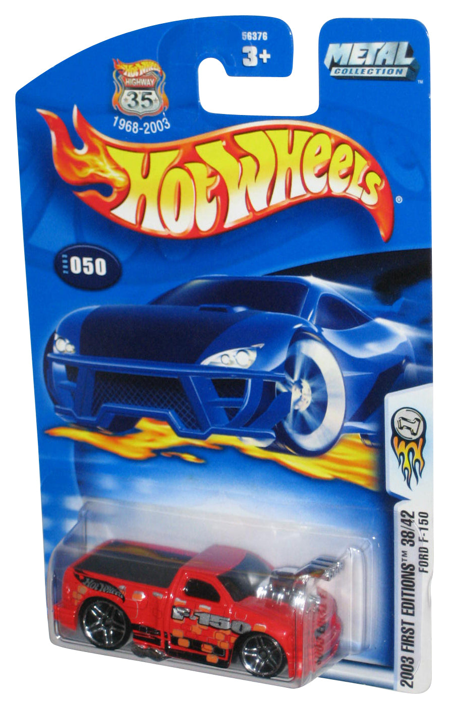 Hot Wheels 2003 First Editions 38/42 (2003) Red Ford F-150 Toy Truck #050