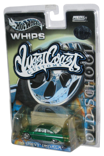 Hot Wheels Whips West Coast Customs Green '69 Chevy Impala Toy Car