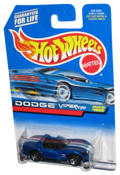 Hot Wheels Dodge Viper RT/10 (1998) Blue Collector Toy Car #1006