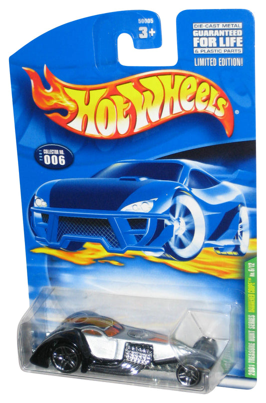 Hot Wheels 2001 Treasure Hunt 6/12 Silver Hammered Coupe Toy Car #006