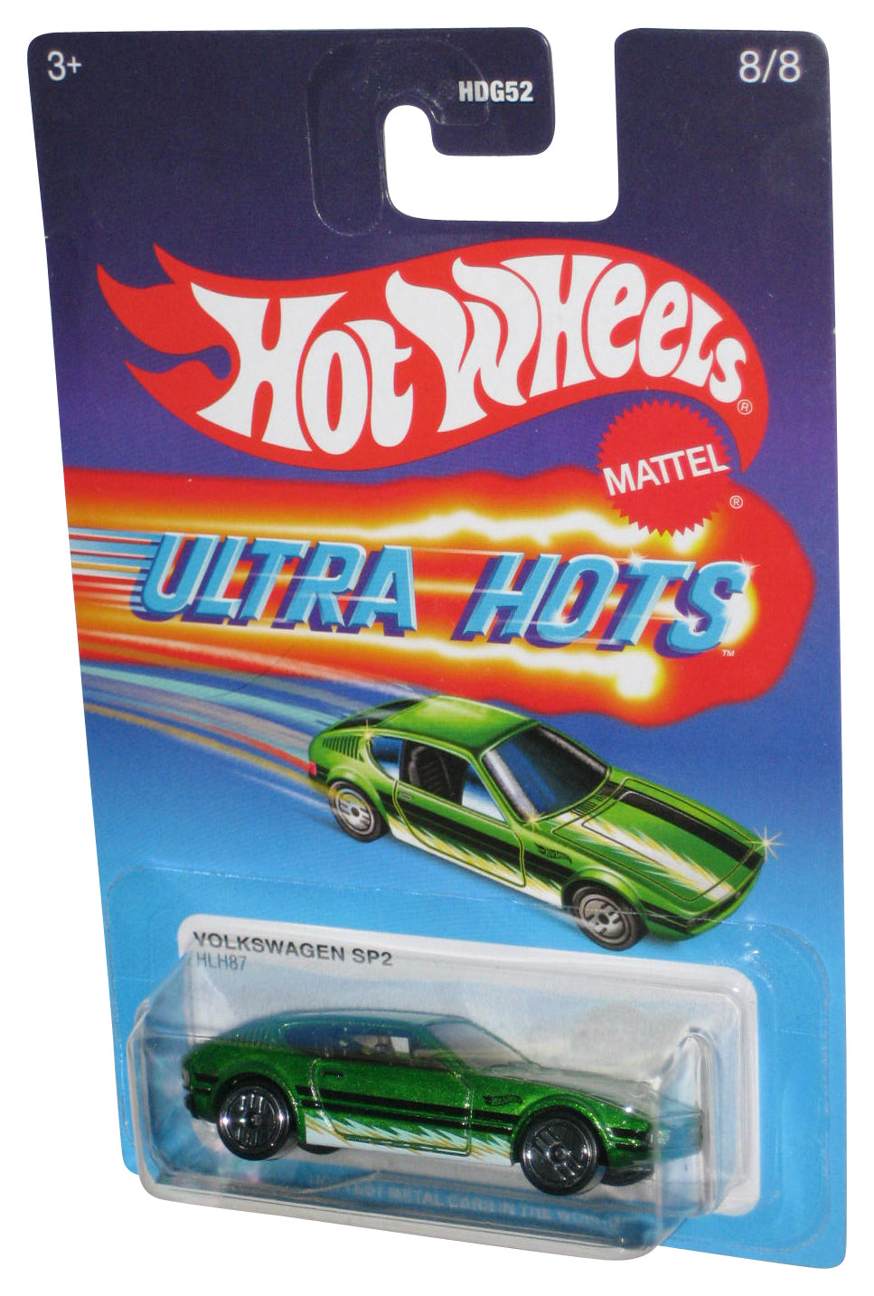 Hot Wheels Ultra Hots (2024) Green Volkswagen SP2 Toy Car 8/8