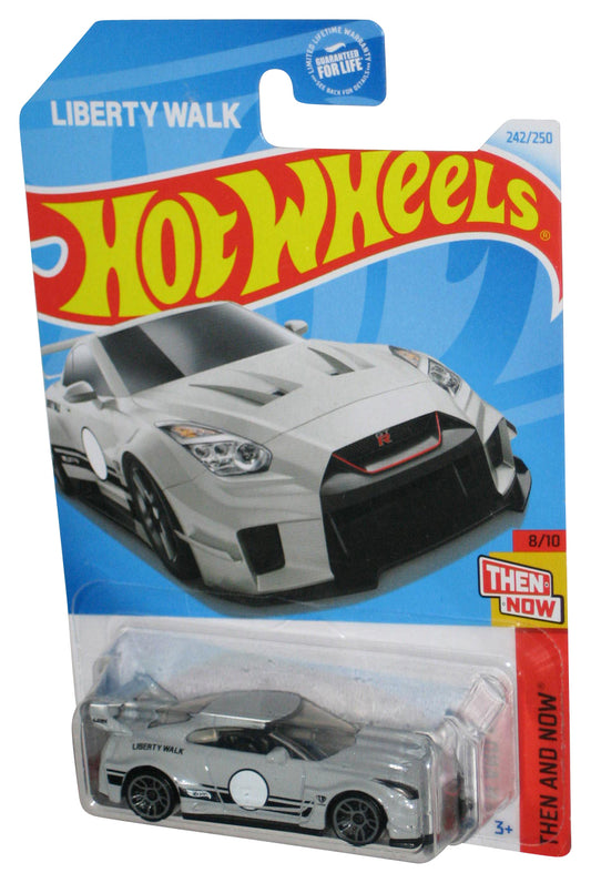 Hot Wheels Then And Now 8/10 (2021) Liberty Walk LB-Silhouette Works GT Nissan 35GT-RR Ver. 2 Gray Car 242/250