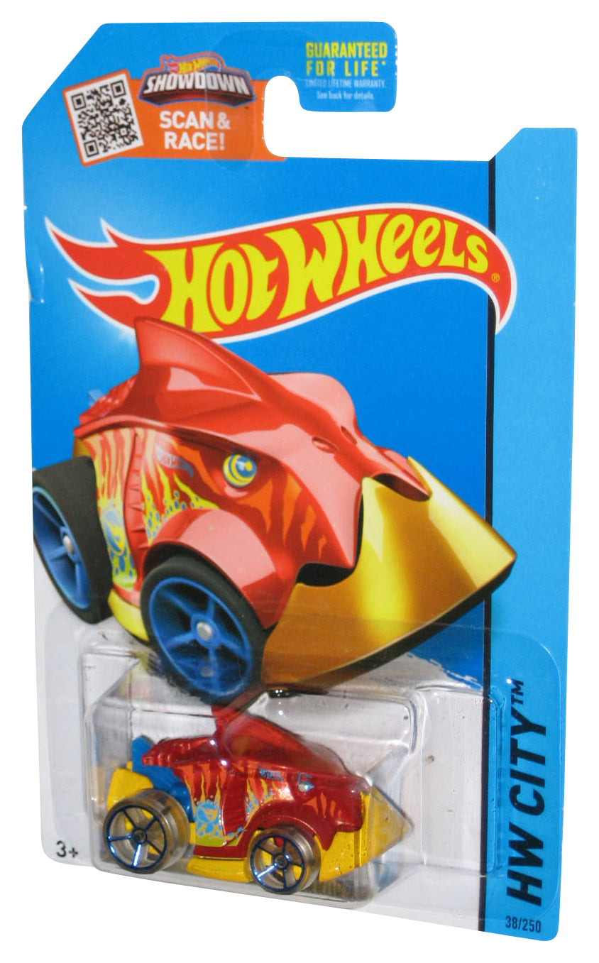Hot Wheels HW City (2013) Red Piranha Terror Toy Car 38/250 - (Shelf Wear)