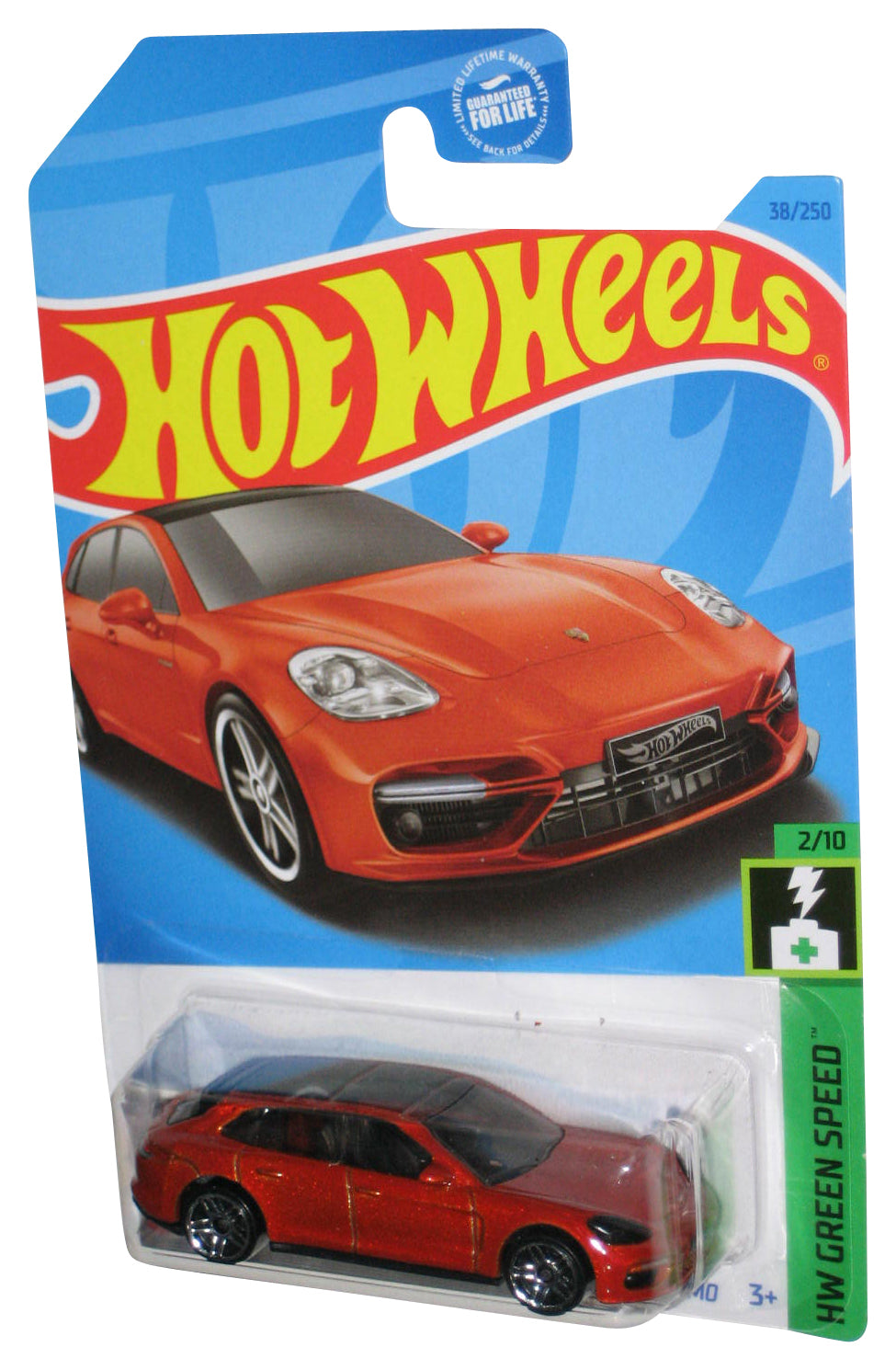 Hot Wheels HW Green Speed 2/10 (2021) Metallic Orange Porsche Panamera Turbo S E-Hybrid Sport Turismo Toy Car 38/250