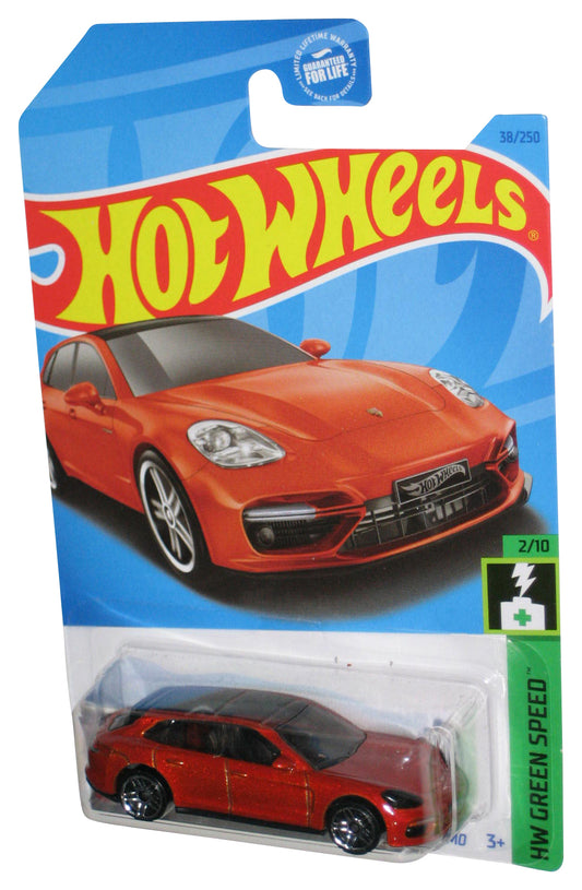 Hot Wheels HW Green Speed 2/10 (2021) Metallic Orange Porsche Panamera Turbo S E-Hybrid Sport Turismo Toy Car 38/250