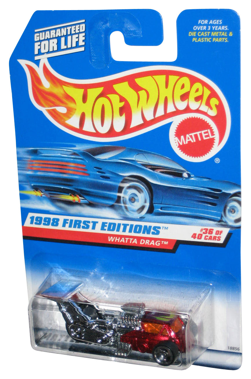 Hot Wheels 1998 First Editions 36/40 Red Whatta Drag Toy Car #673