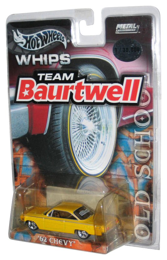 Hot Wheels Whips Team Baurtwell (2003) Yellow '62 Chevy Toy Car