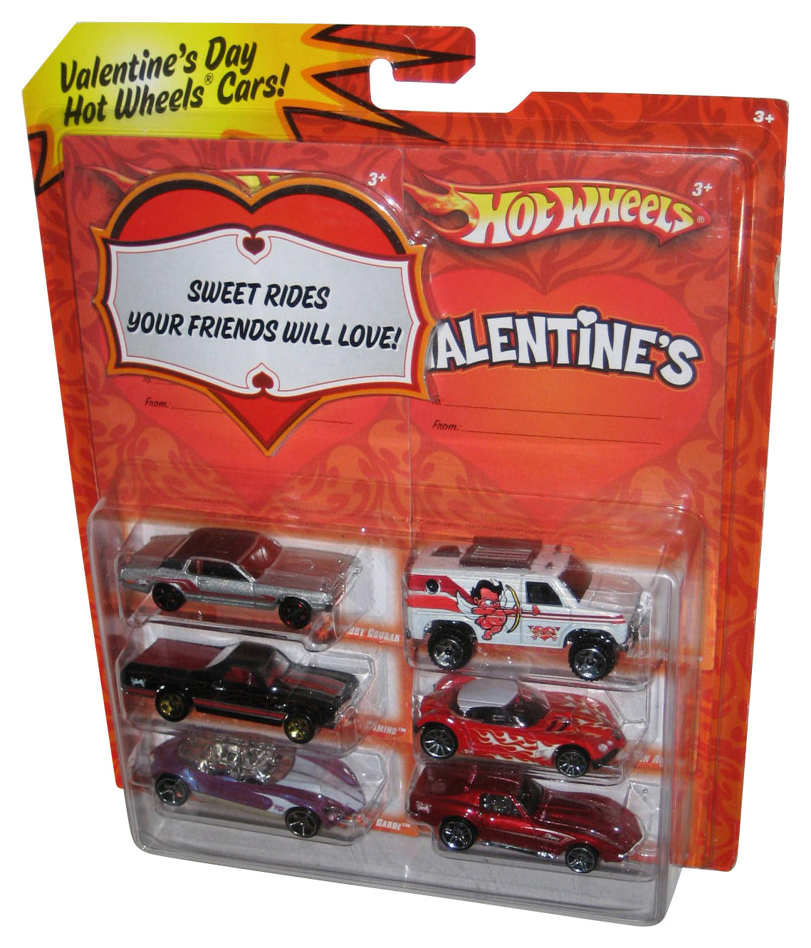 Hot Wheels Valentine's Day (2009) Sweet Rides Your Friends Will Love Toy Car 6-Pack