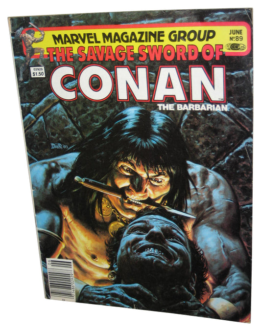 Marvel The Savage Sword of Conan The Barbarian June Vol. 89 Magazine Book