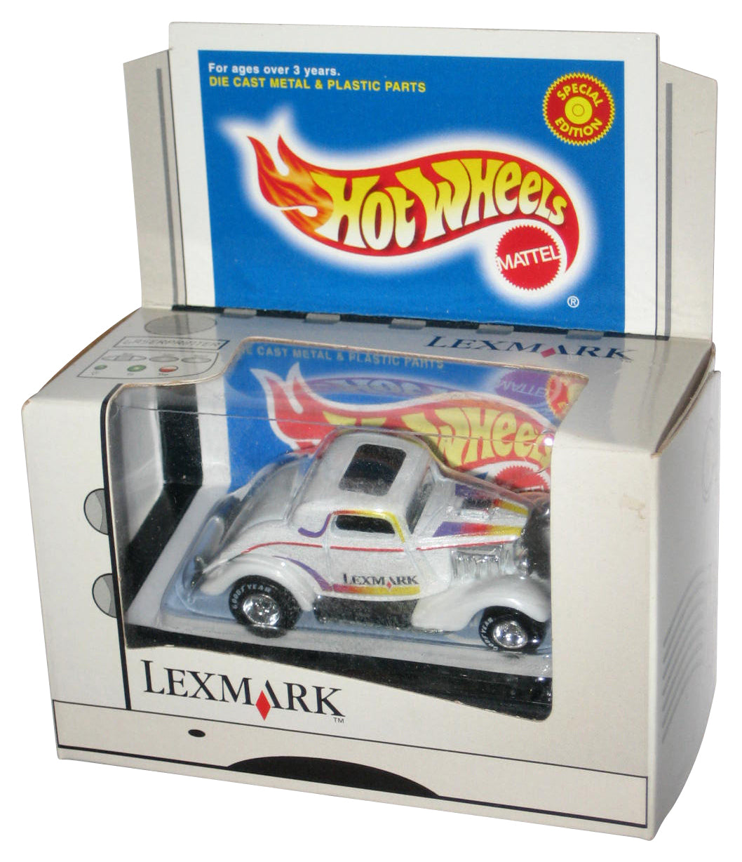 Hot Wheels Special Edition (1998) White '34 Ford Lexmark Box Toy Car
