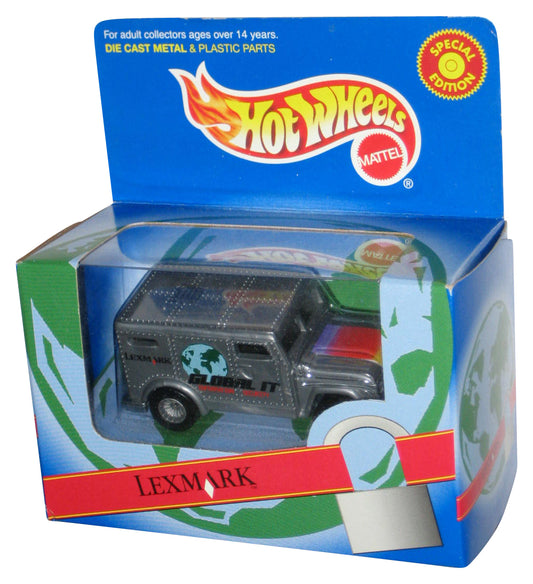 Hot Wheels Lexmark (2000) Silver Armored Car Global Box Toy Truck