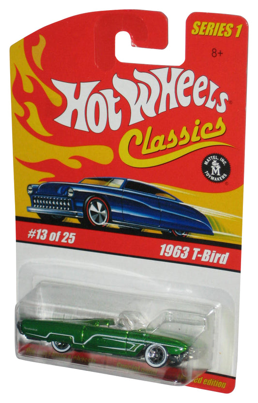 Hot Wheels Classics Series 1 (2004) Green 1963 T-Bird Toy Car #13/25