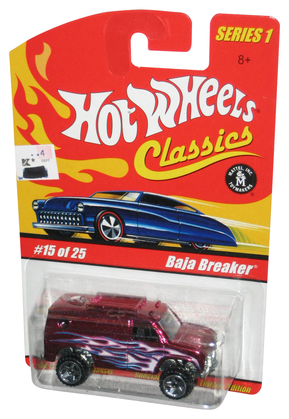 Hot Wheels Classics Series 1 (2004) Purple Magenta Baja Breaker Toy Van #15/25