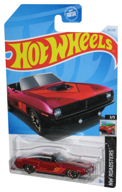 Hot Wheels HW Roadsters 3/5 (2021) Red '70 Plymouth Barracuda Toy Car 20/250