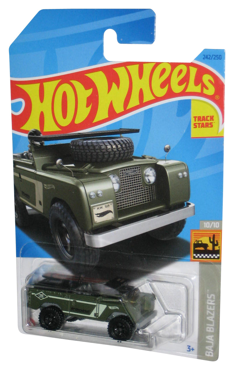 Hot Wheels Baja Blazers (2023) Green Land Rover Series III Car 242/250